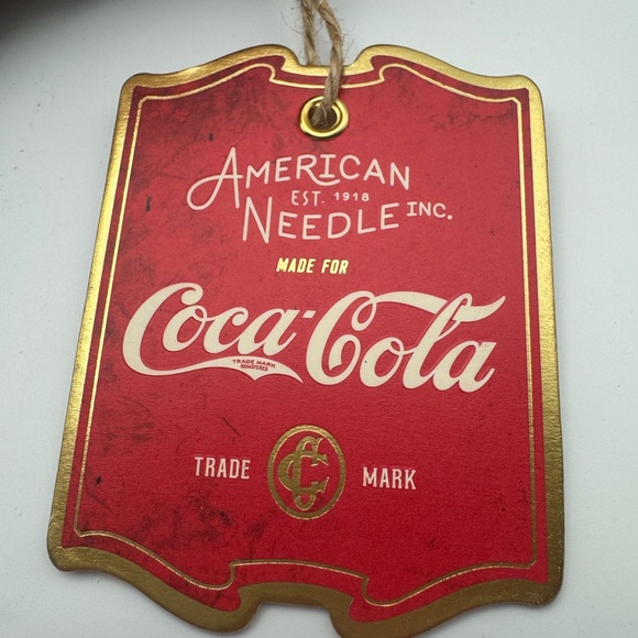 Unisex Coca-Cola Classic Red and Black Adjustable Cap.  New With Tags - Picture 5 of 5